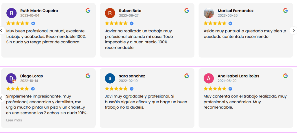 opiniones pintores madrid